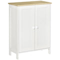 White Storage Cabinet with 2 Adjustable Shelves Z229839