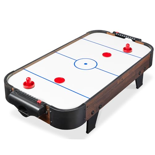 40in Portable Tabletop Air Hockey Arcade Table with 2 Strikers, 2 Pucks A5936