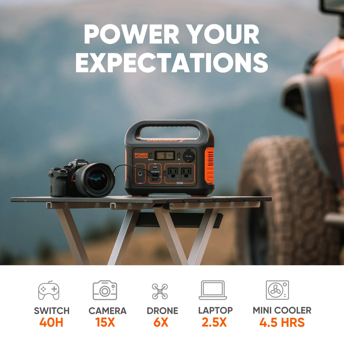 Portable Power Station 293Wh Lithium Battery 110V/300W AC L924