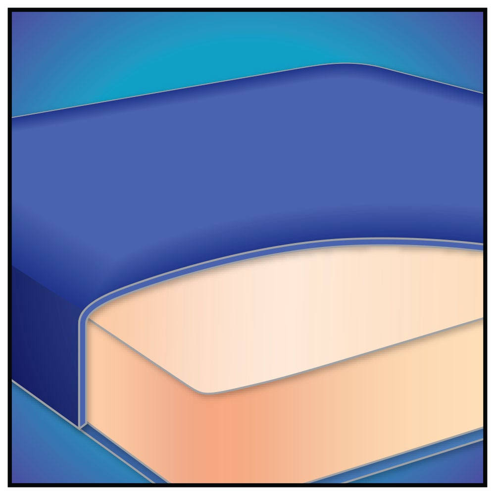 Medium-Firm Foam RV Bunk Mattress 75 x 54 Y33048