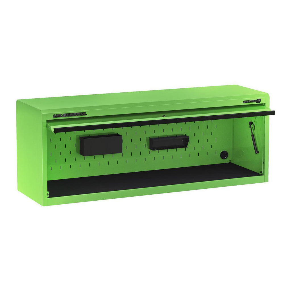 72 in. x 22 in. Green Work Center Hutch Q955