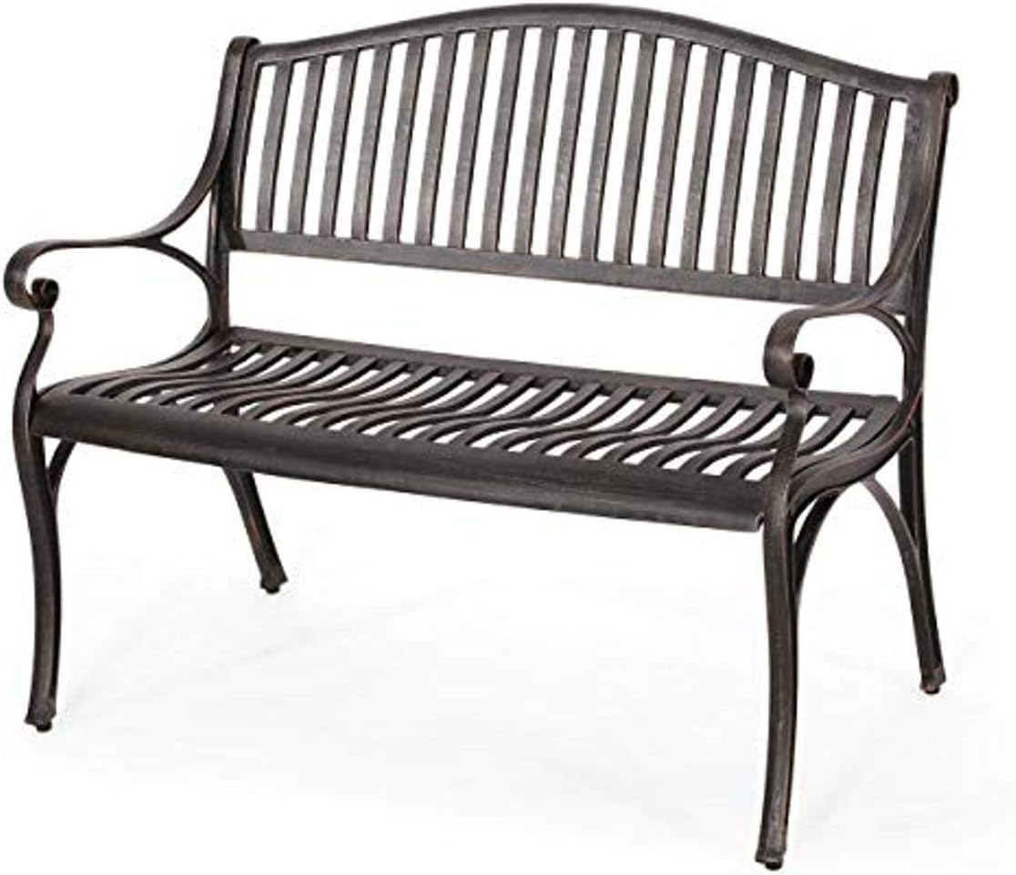 Bronze Cast Aluminum Bench K160489