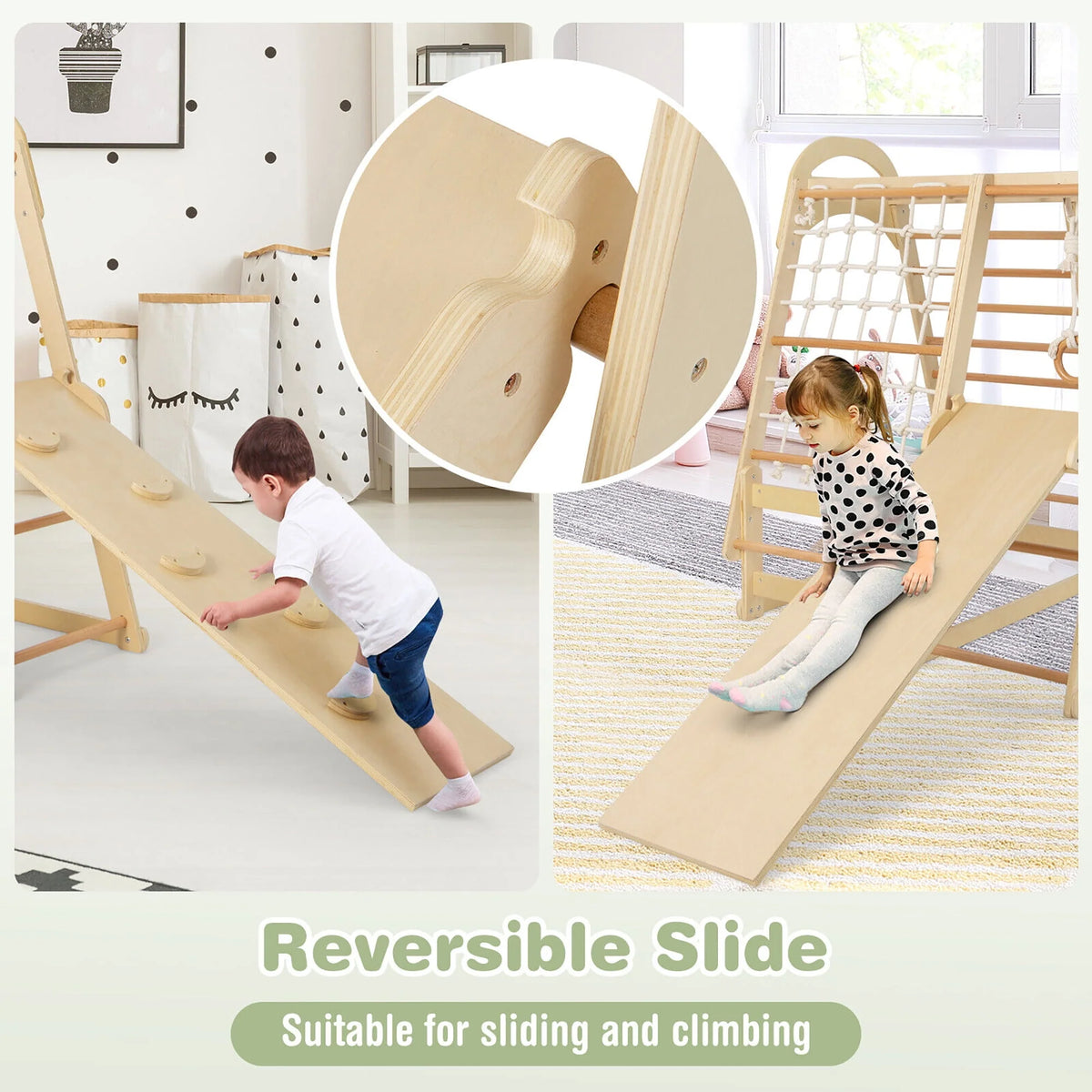 Climbing Toy with Slide Climbing Net Climbing Rock Tent W578