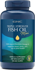 1000mg EPA and DHA Omega 3 Fish Oil Softgels U25710
