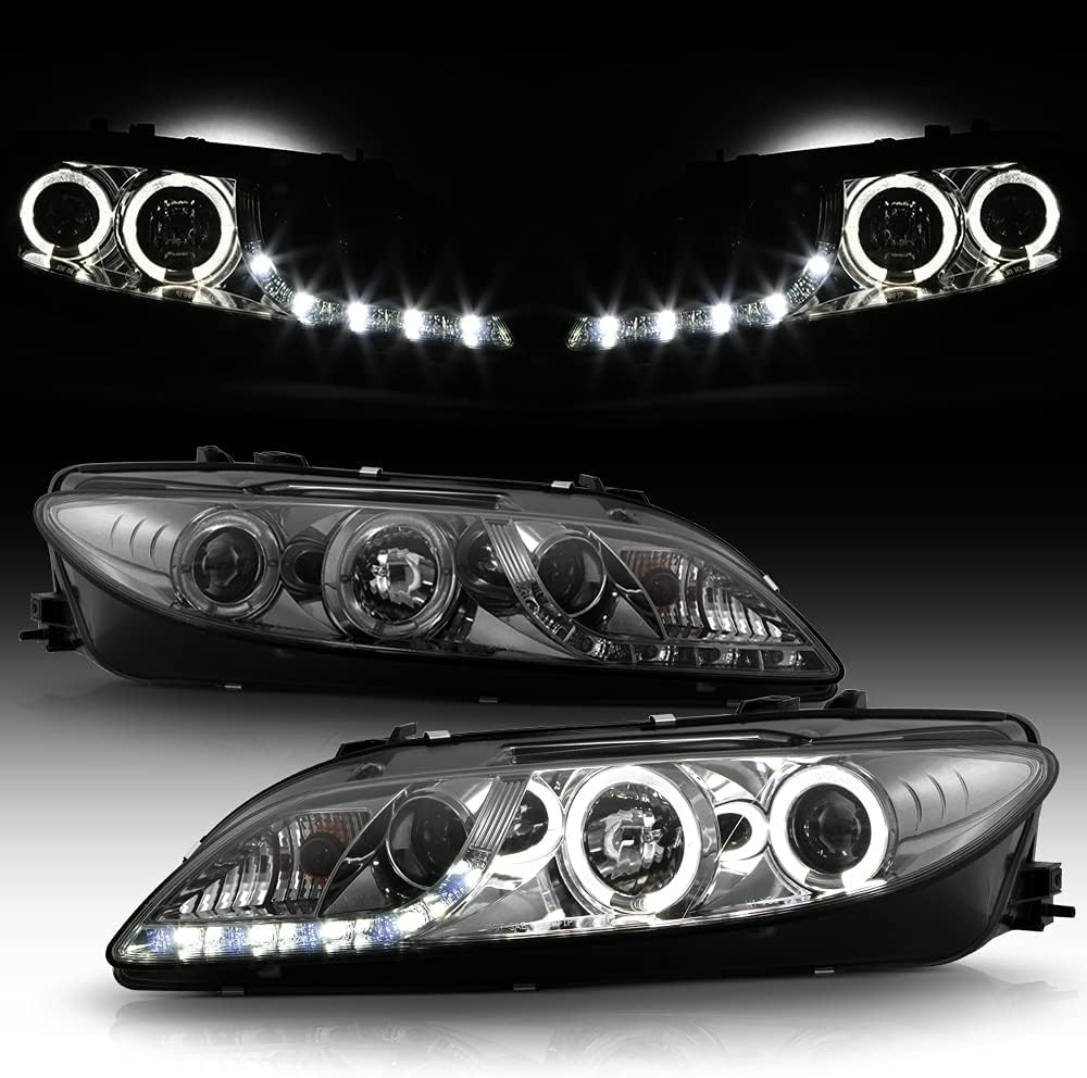 2003-2006 Mazda 6 LED Projector Headlights Left+Right O93110