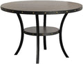 Solid Wood Round Dining Table 48-Inch Gray S23608