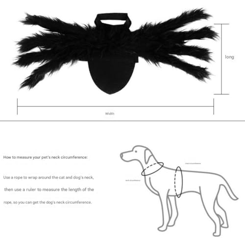 Halloween Pet Costume for Small Dogs & Cats, Lightweight Felt & Polyester, XL D3572