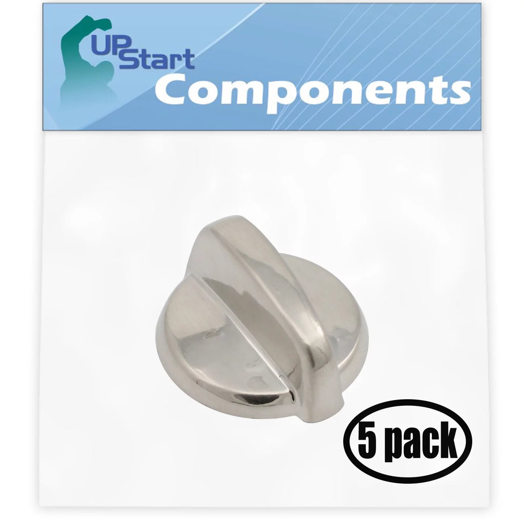 5 Pack Stainless Steel Finish Replacement Control Knob X4318