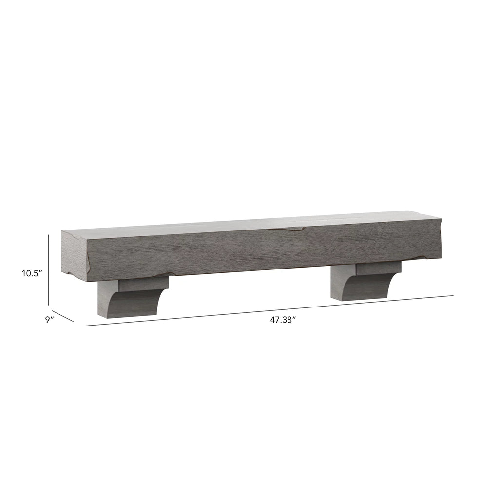 48" Mantel Shelf with Corbels M393033