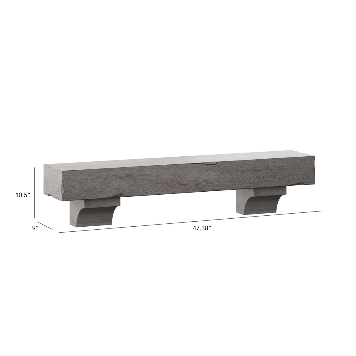 48" Mantel Shelf with Corbels M393033