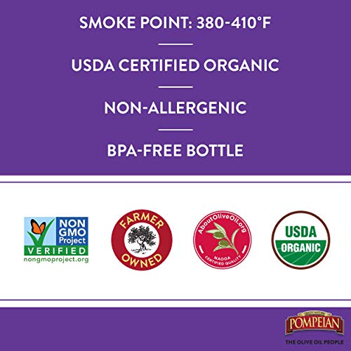 USDA Organic Smooth Extra Virgin Olive Oil, First Cold Pressed, 68 FL. OZ. Z82640