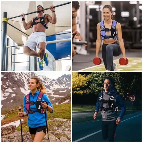 8lbs Weighted Vest with Reflective Stripe W66202