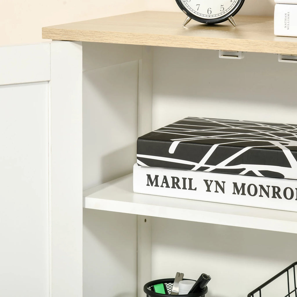 White Storage Cabinet with 2 Adjustable Shelves Z229839