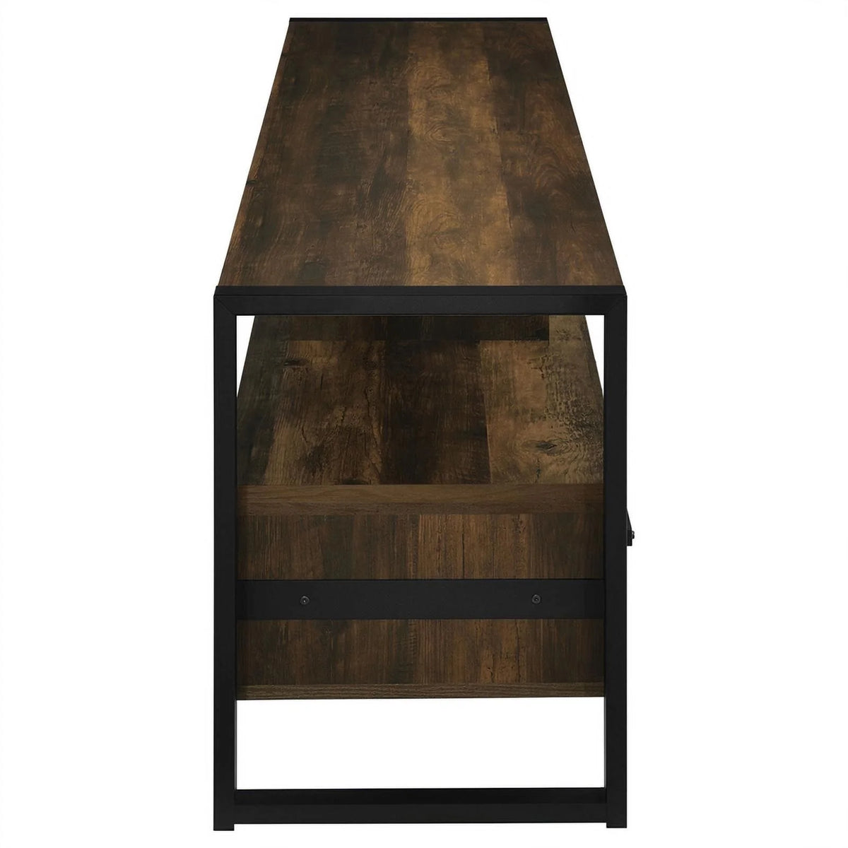 2-Drawer Farmhouse Wood TV Stand M375