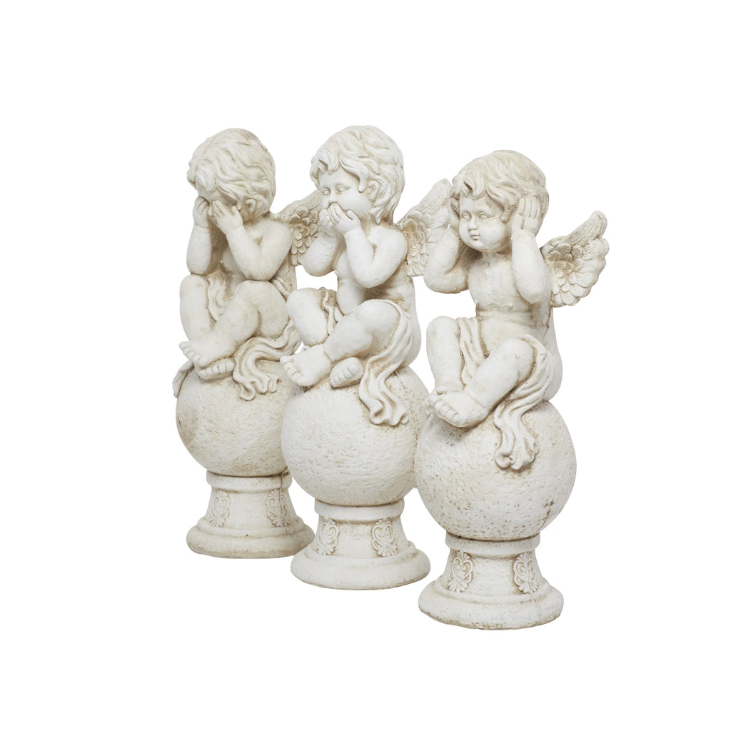 29" Indoor Outdoor Angel Garden Sculpture 3 Pack U21444