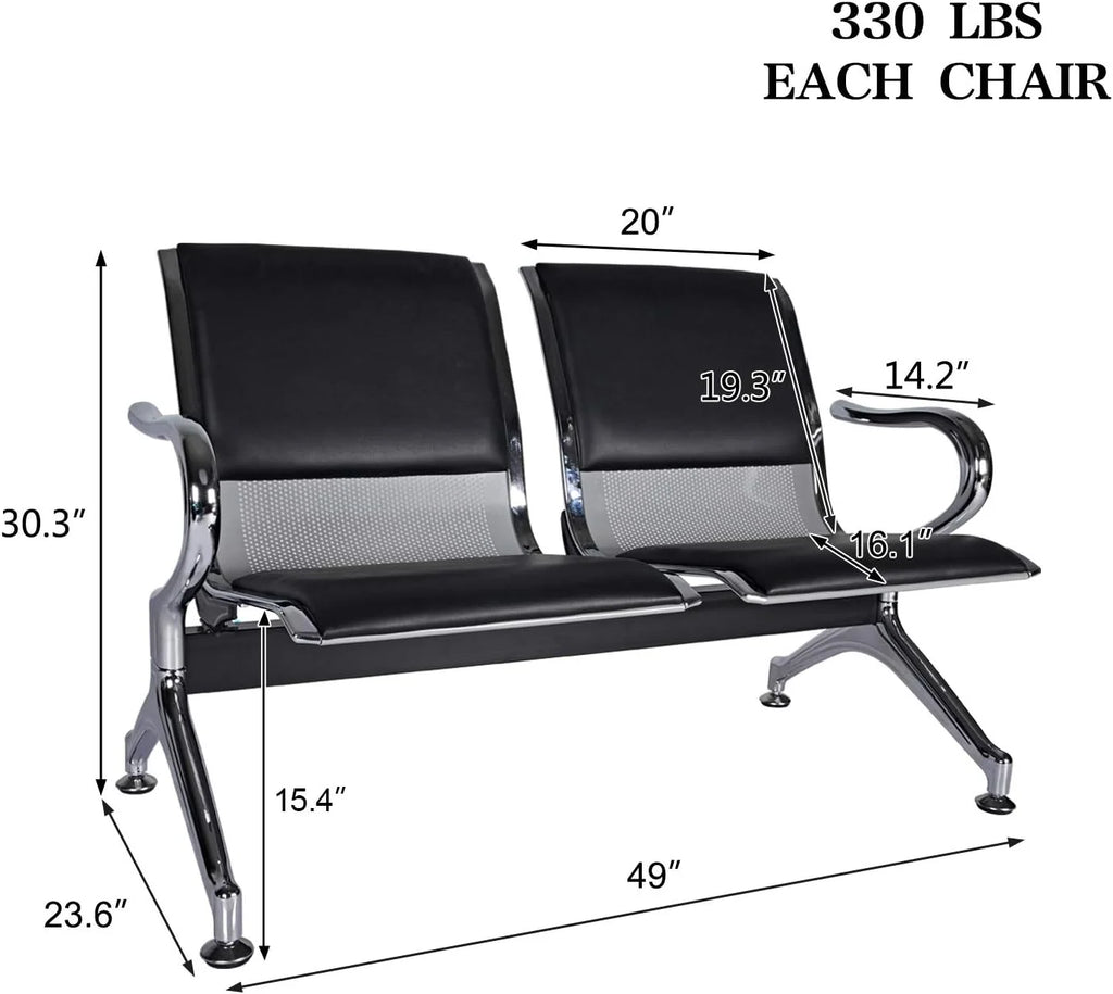 Heavy Duty PU Leather Guest Chairs Q77216