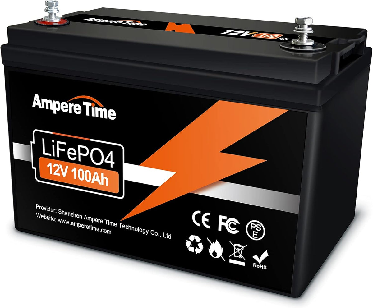 12V 100Ah LiFePO4 Deep Cycle Battery with Built-in BMS F9989