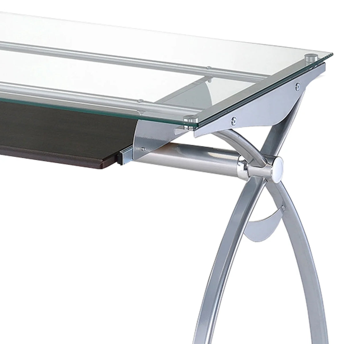 Desk with Pull Out Keyboard Panel U9364