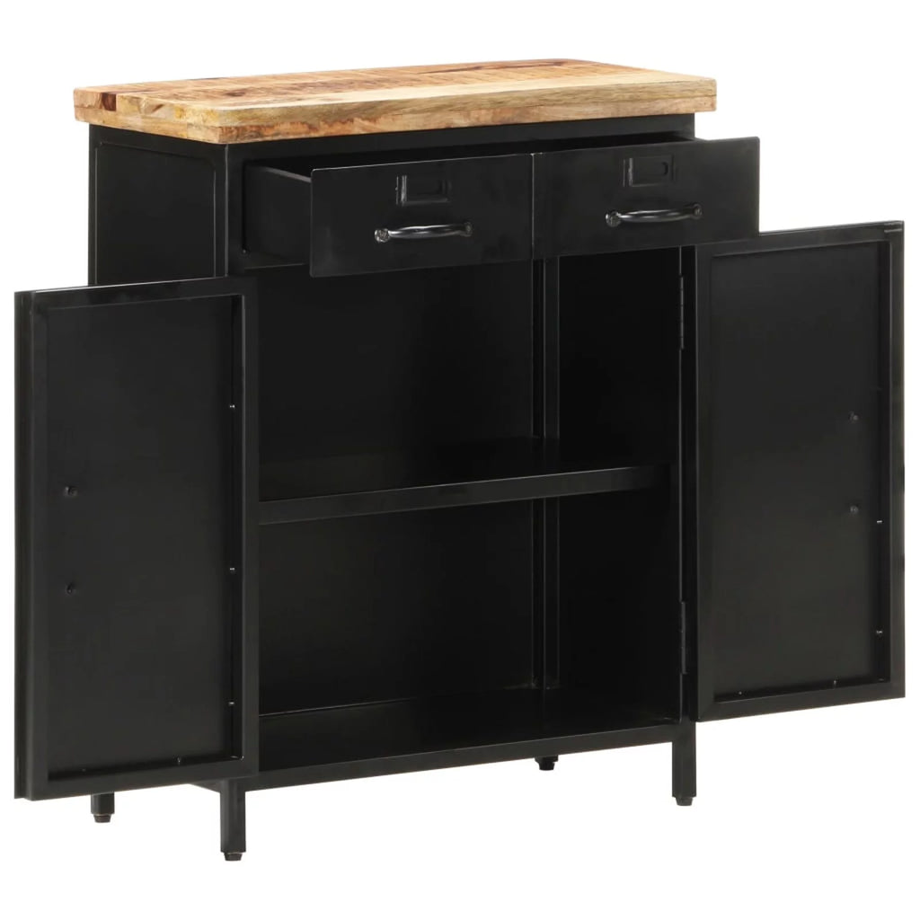 Rough Mango Wood Sideboard J1819