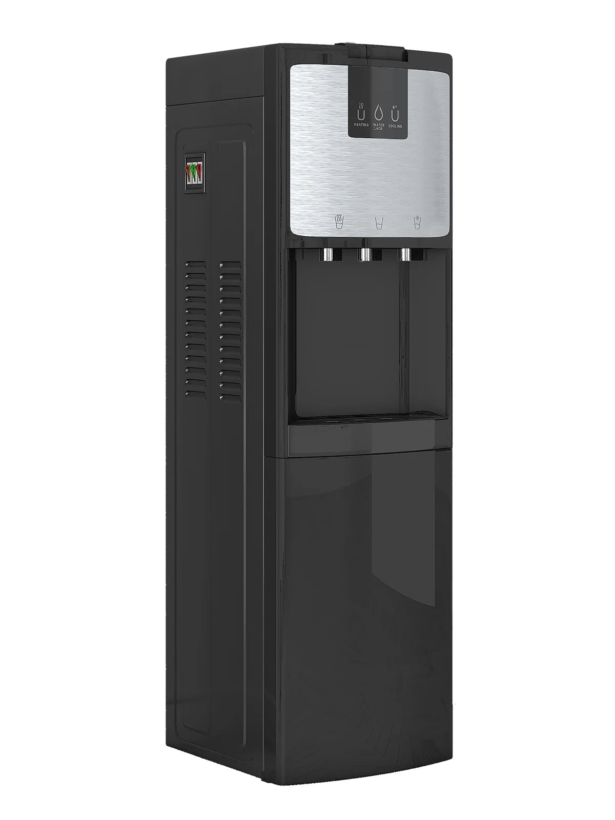 Bottom Loading Water Dispenser, Hot/Cold/Room Temperature, 3 or 5 Gallon, Black Z93538