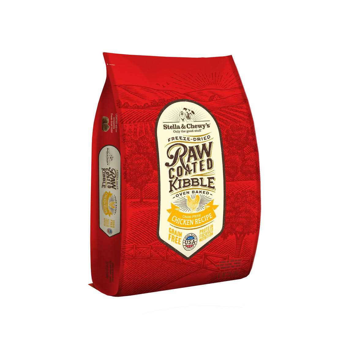 Cage-Free Duck Raw Coated Kibble Dog Food N35030