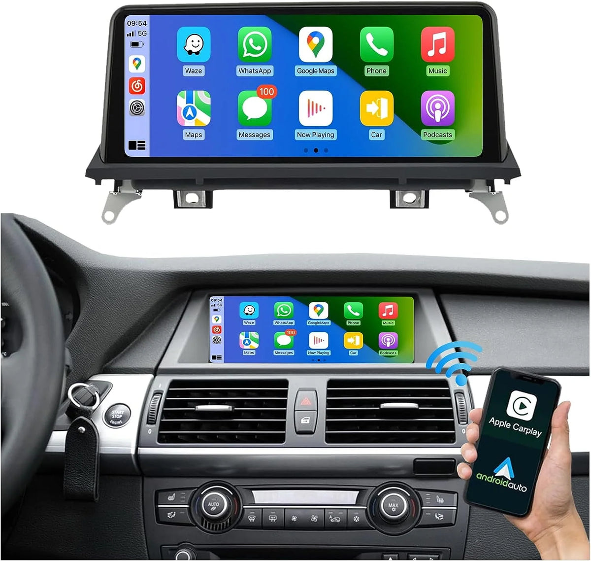 10.25 inch Touch Screen Car Stereo with Apple Carplay Android Auto Z872