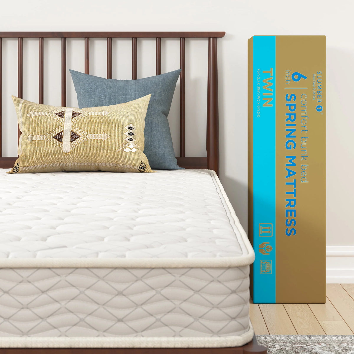 6 Innerspring Mattress Twin Q969