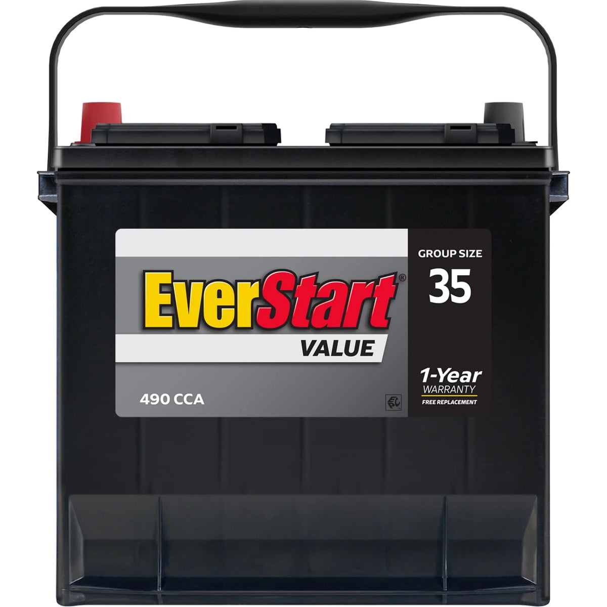 Lead Acid Automotive Battery Group Size 35 12 Volt 490 CCA Q492