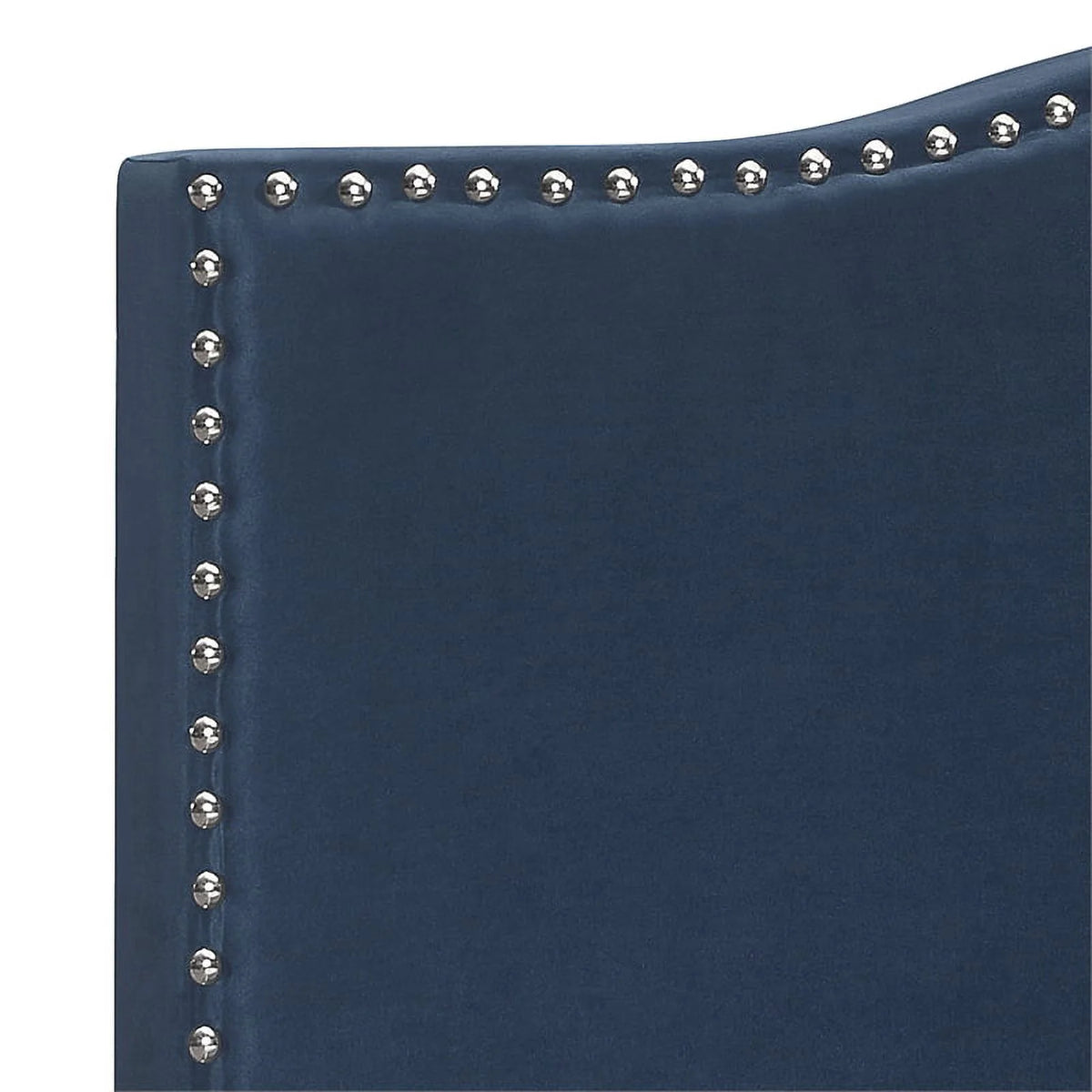 Blue Velvet Queen Bed L668