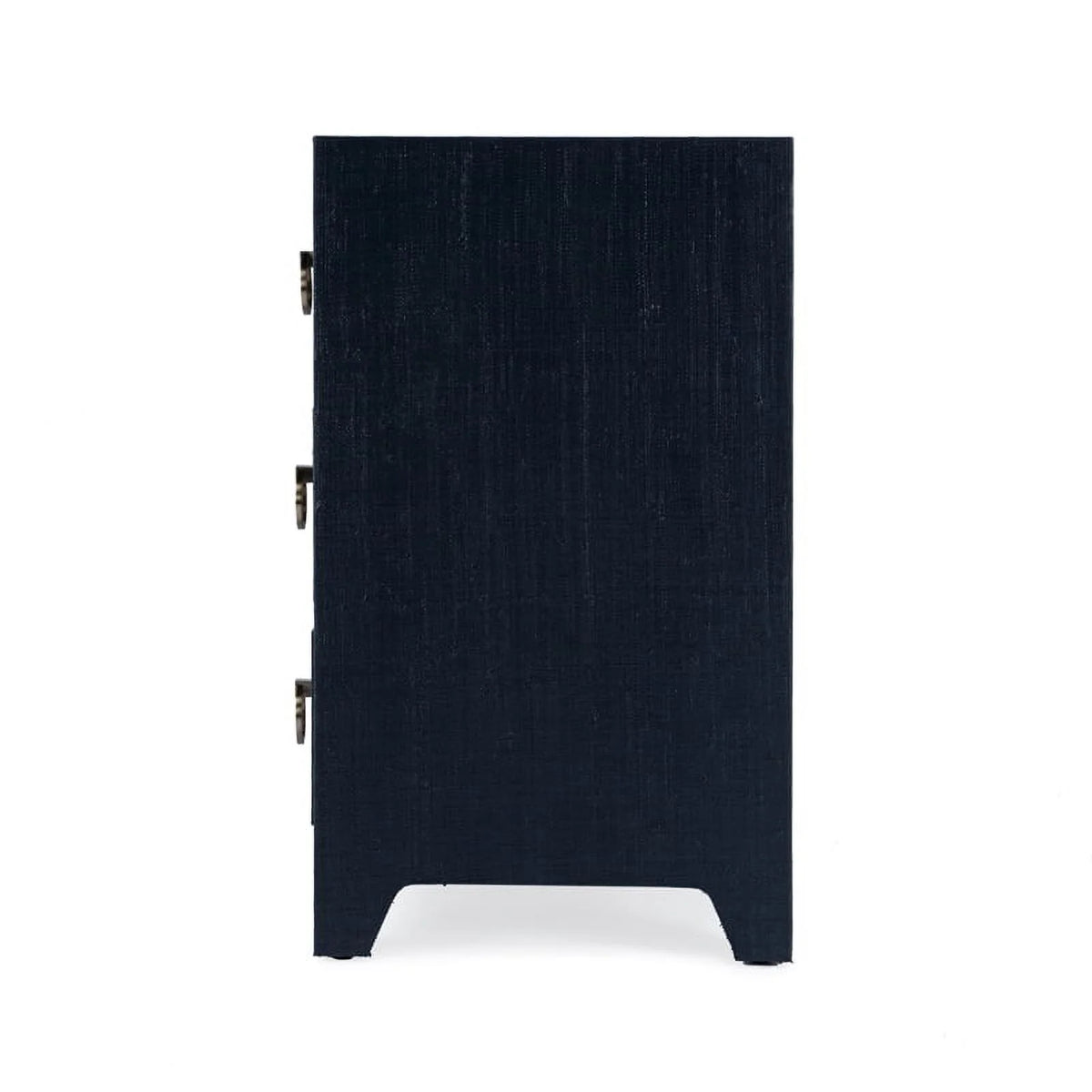 Navy Blue 3 Drawer Wooden Chest K75428