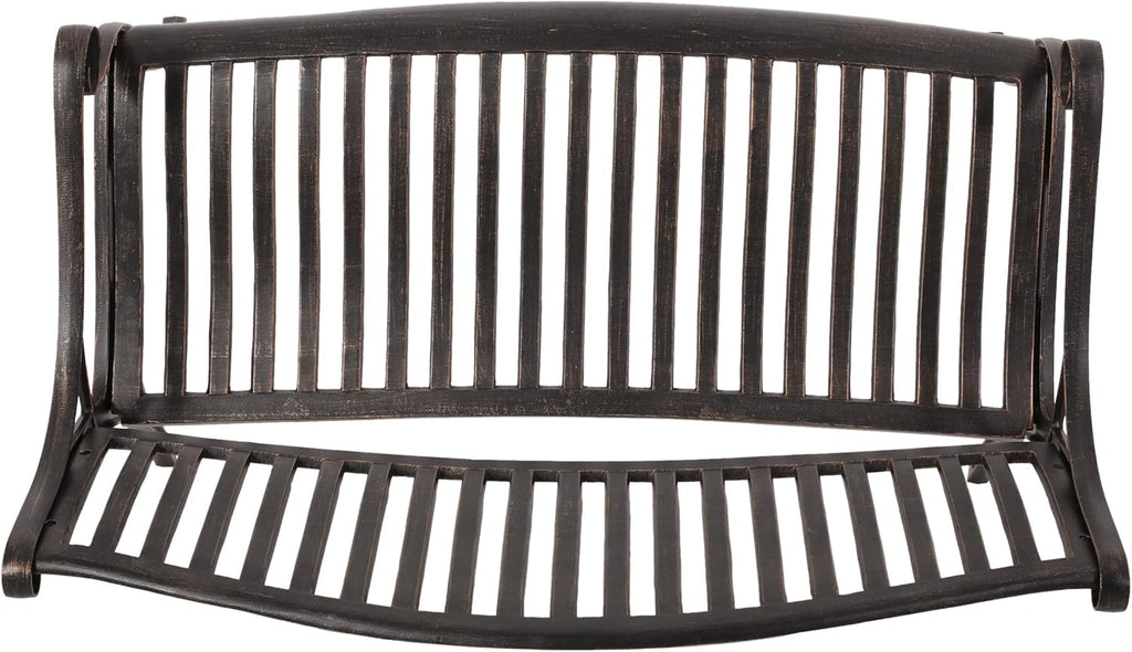 Bronze Cast Aluminum Bench K160489