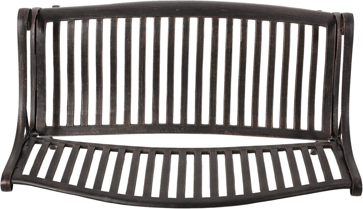 Bronze Cast Aluminum Bench K160489