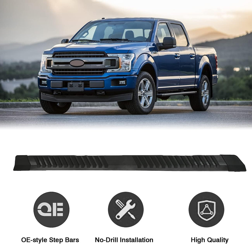 Aluminum Side Steps Nerf Bars with Step Pad 2Pcs V732