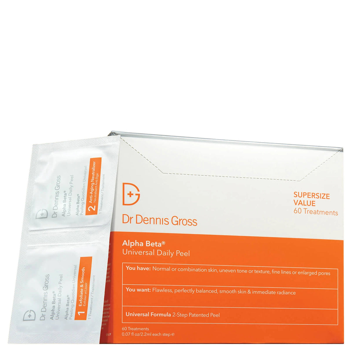 Alpha Beta Universal Daily Peel Pack of 60 S501