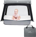 Portable Foldable Travel Crib with Carry Bag N72459