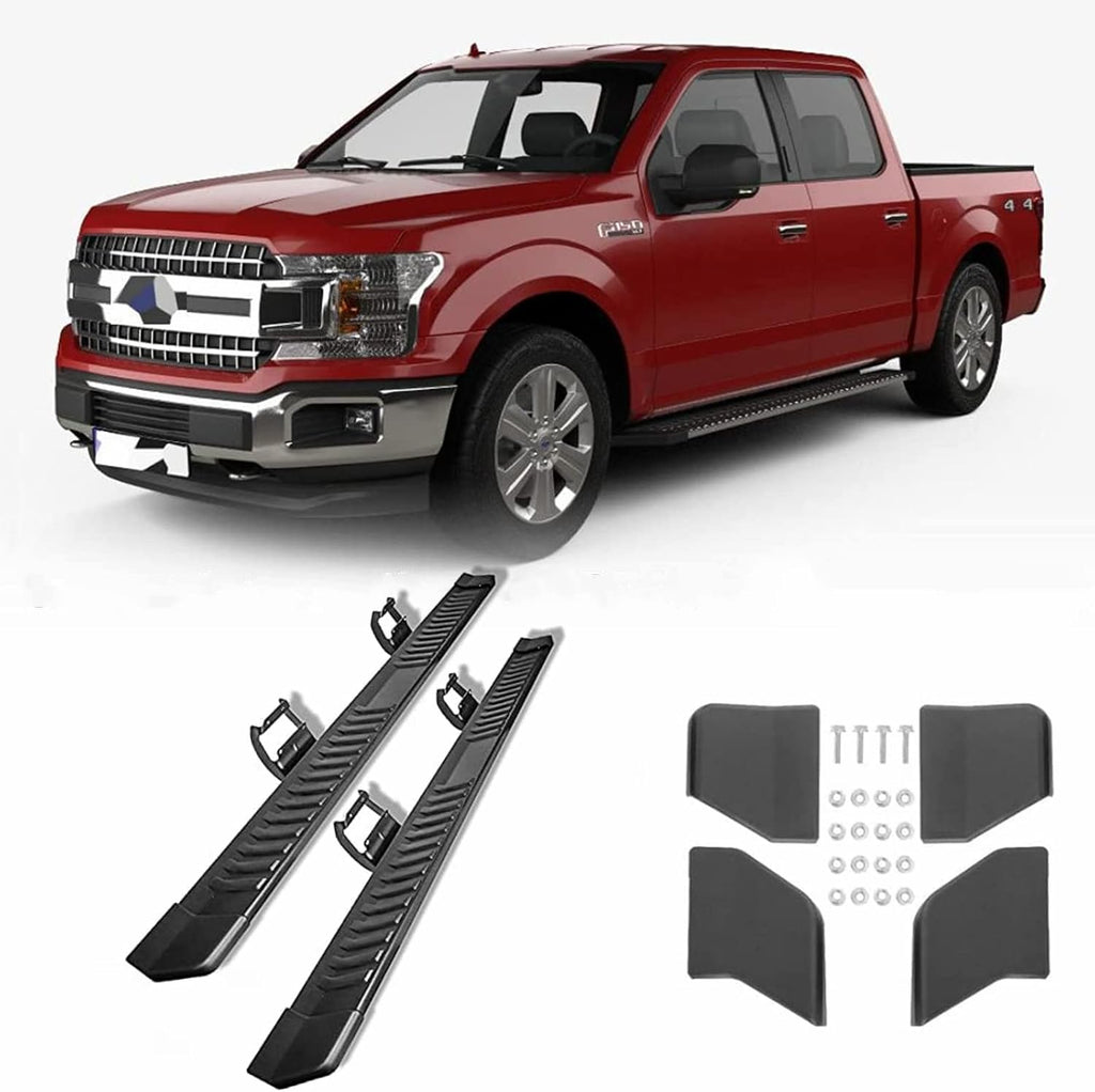 Aluminum Side Steps Nerf Bars with Step Pad 2Pcs V732