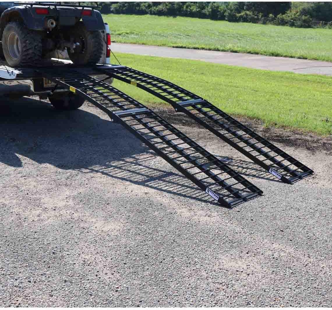 Folding Arch Ramps 10' Pair 1,600 lb. Capacity B877
