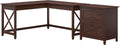 L Shaped Desk with 2 Drawer File Cabinet G991