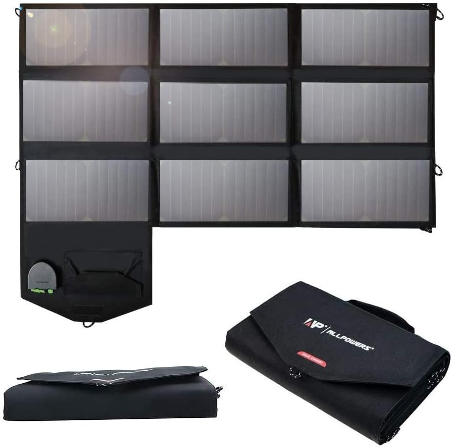 100W Monocrystalline Foldable Portable Solar Panel D5032