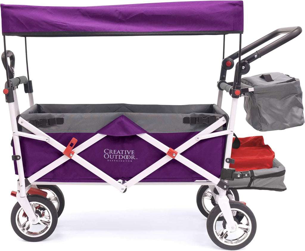Collapsible Folding Wagon Cart Navy Blue F127