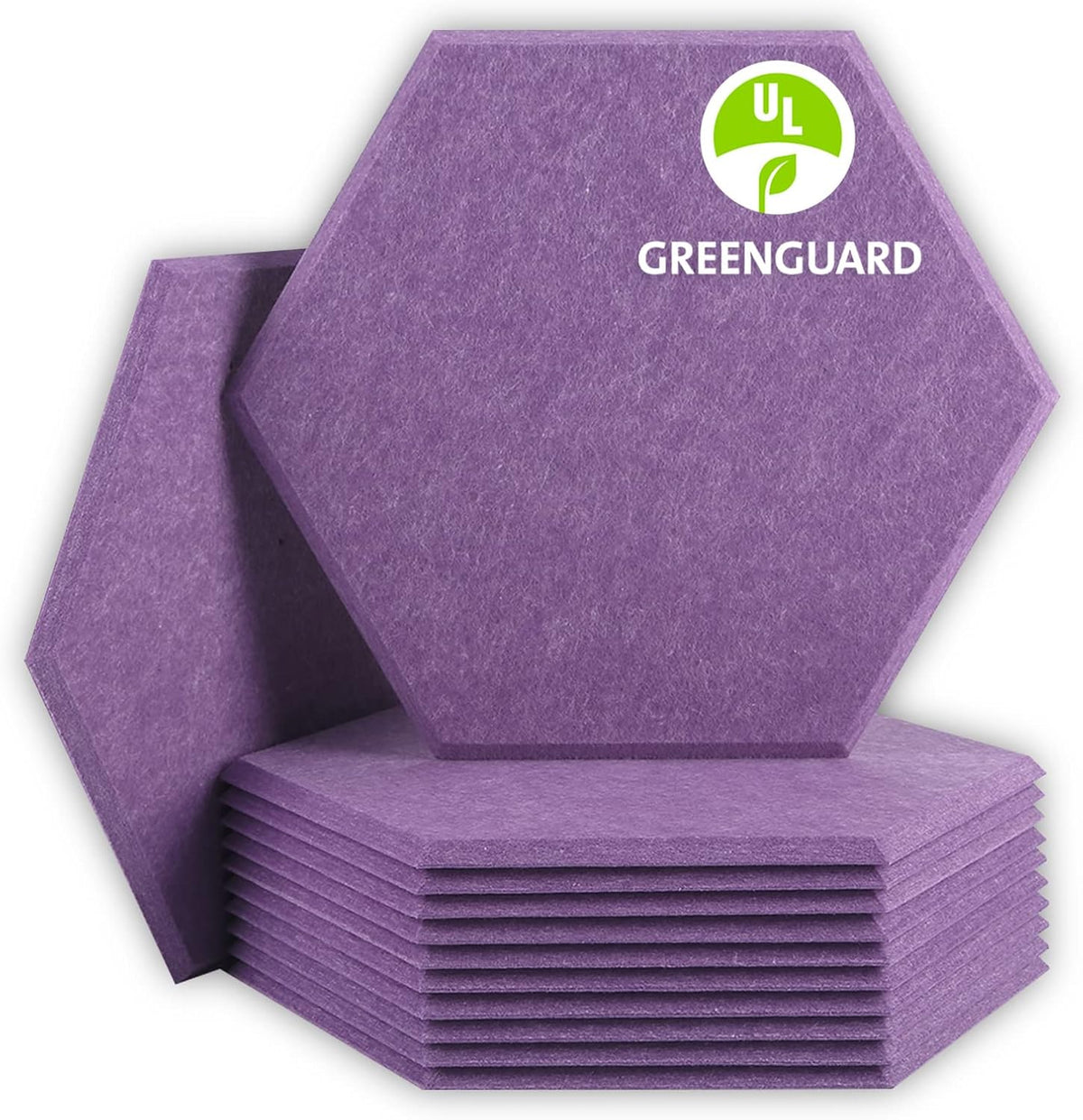 Hexagon Acoustic Panels 14 x 13 x 0.4 inches 12 Pack E51933