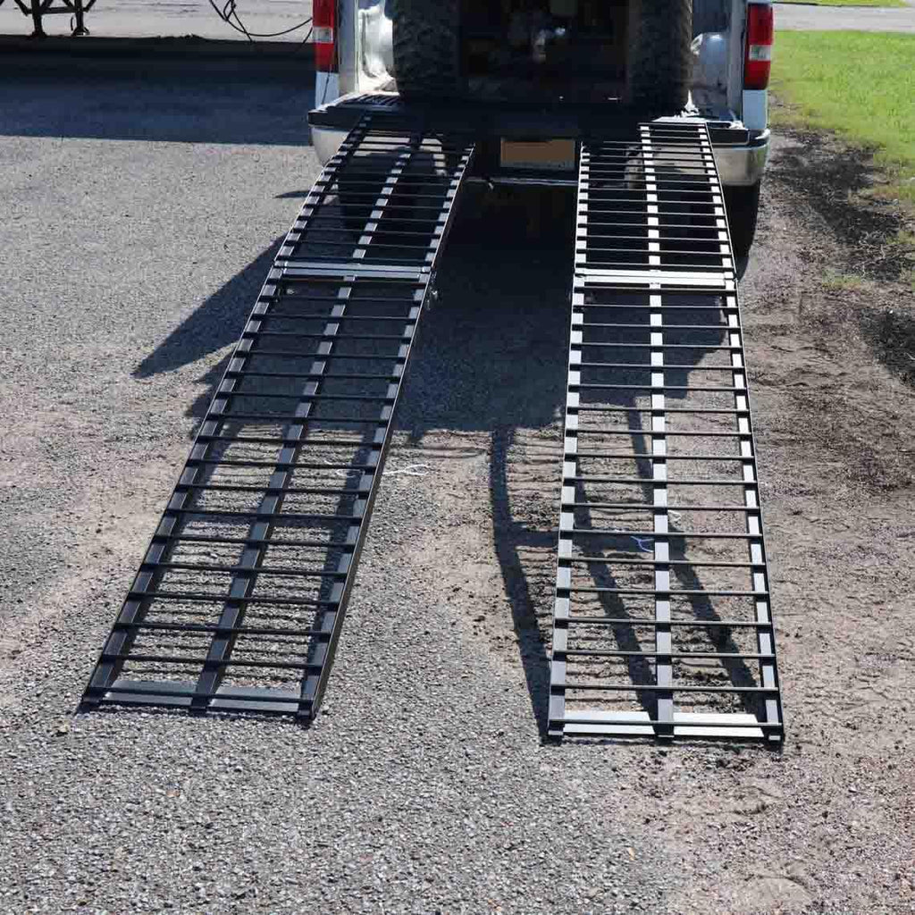 Folding Arch Ramps 10' Pair 1,600 lb. Capacity B877