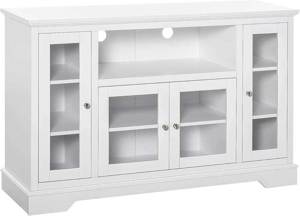 Grey Glass Door Storage Cabinet V5106