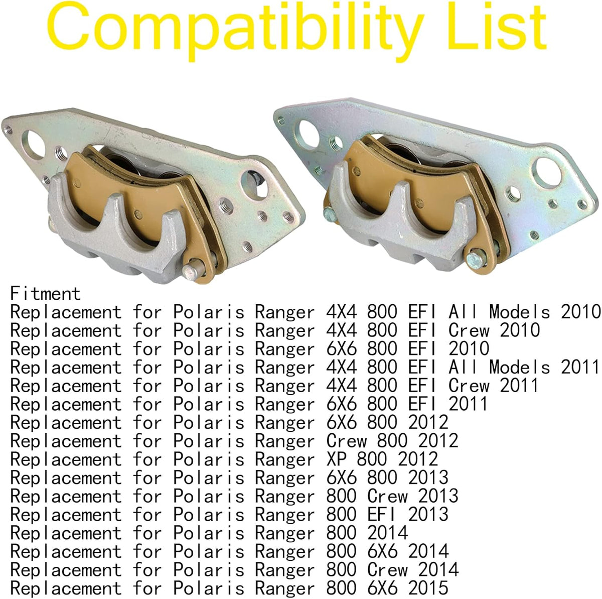 Front Left Right Brake Calipers with Pads G79849