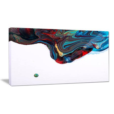 Multi-Color Abstract Acrylic Paint Canvas Y40789