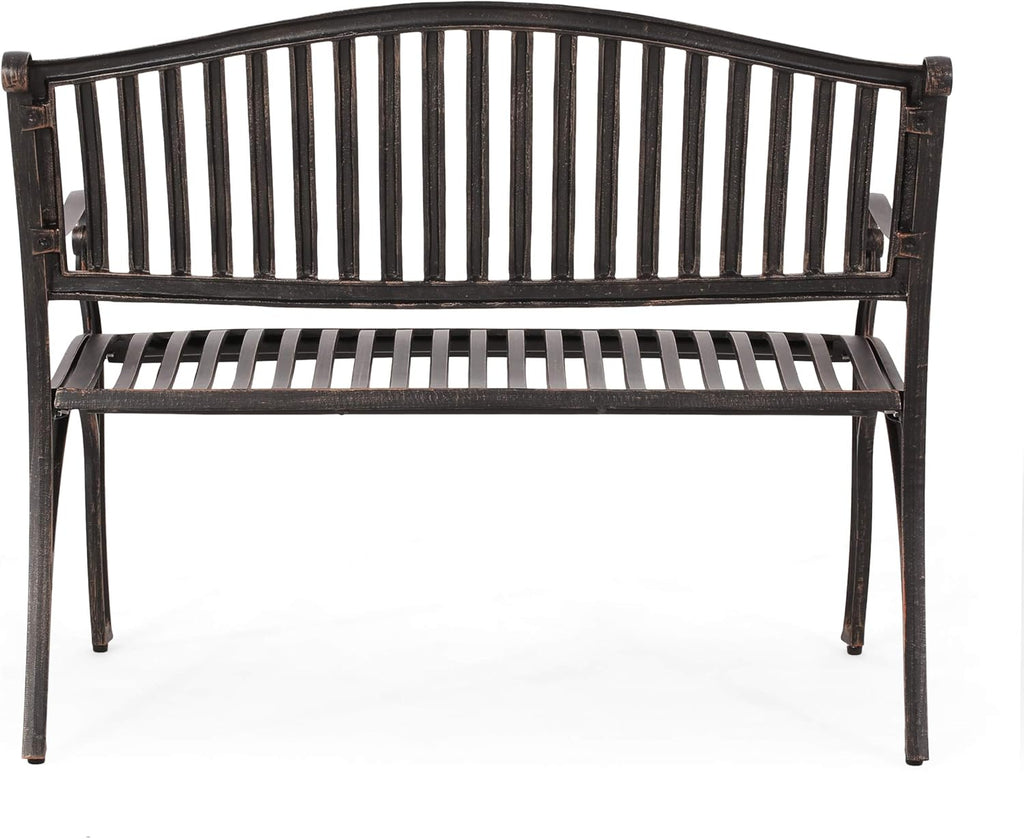 Bronze Cast Aluminum Bench K160489