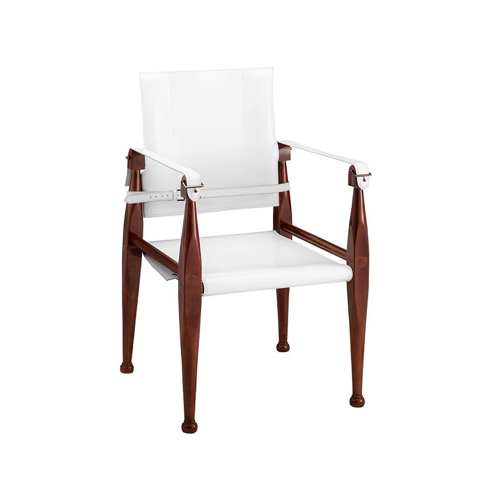 White Campaign Chair M309