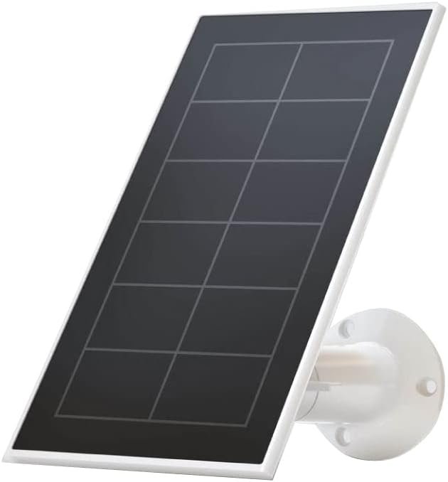 Solar Panel Charger Weather Resistant Adjustable Mount Black F32210