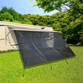 RV Awning Shade Screen with Zipper 8'X11'3'' I9346