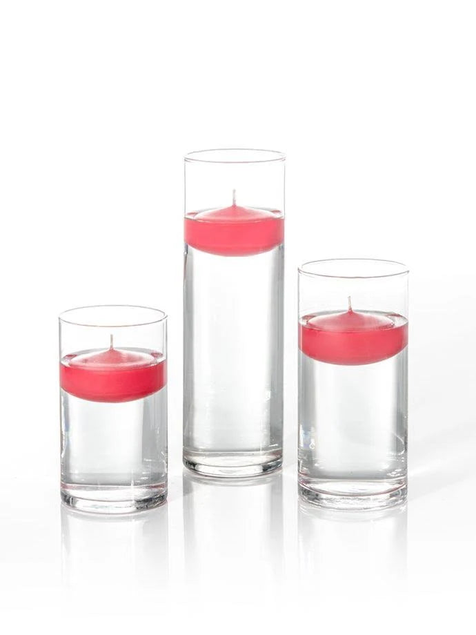 Floating Candles & Glass, Paradise Pink T40302